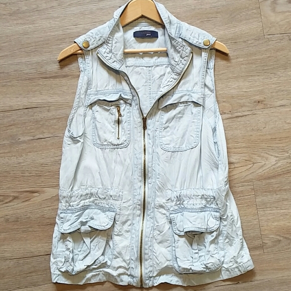 Liquidx Jean's | Light denim vest - Picture 1 of 5